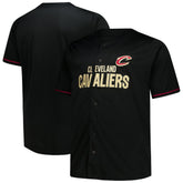 Fanatics Cleveland Cavaliers Big & Tall Pop Full-Button Jersey Black