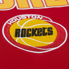 Mitchell & Ness Houston Rockets Hardwood Classics Throw It Back Premium T-Shirt Red