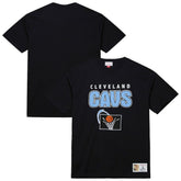 Mitchell & Ness Cleveland Cavaliers Hardwood Classics Throw It Back Premium T-Shirt Black