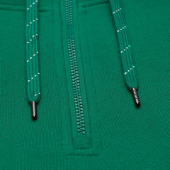 Mitchell & Ness Boston Celtics Throw It Back Quilted Fleece Quarter-Zip Hoodie Green