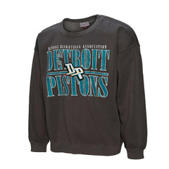Mitchell & Ness Detroit Pistons NBA Downtown Collection Fleece Sweatshirt Black