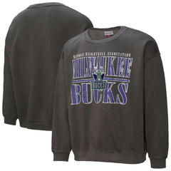 Mitchell & Ness Milwaukee Bucks NBA Downtown Collection Fleece Sweatshirt Black