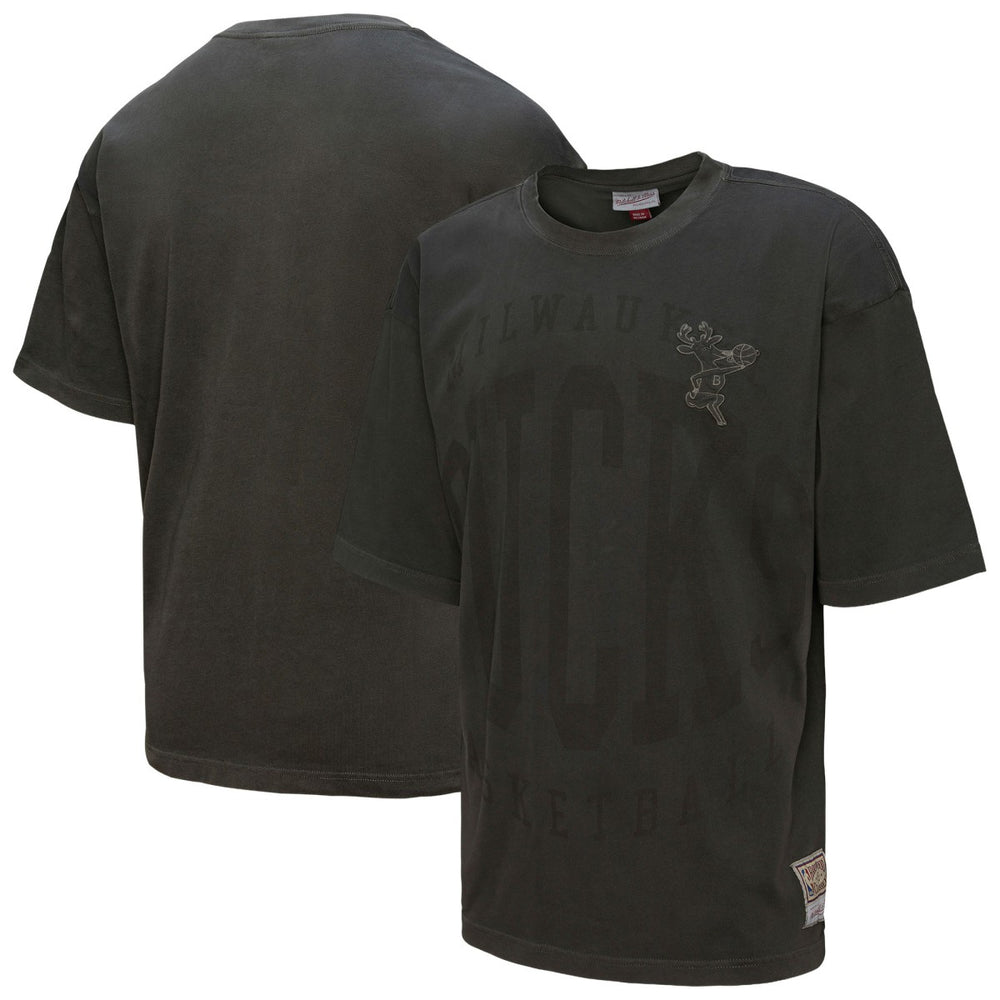 Mitchell & Ness Milwaukee Bucks Downtown Collection Premium T-Shirt Black