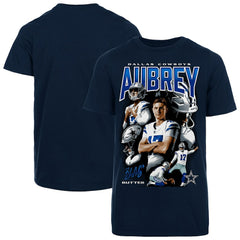 Brandon Aubrey Dallas Cowboys Youth Collage T-Shirt - Navy - Fanatics