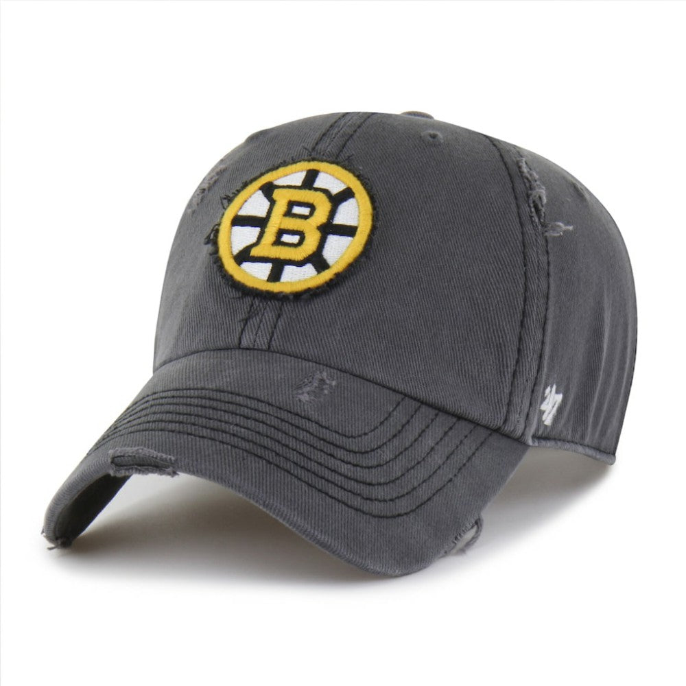Boston Bruins '47 Weathered Clean Up Adjustable Hat - Charcoal | 47 brand Clearance