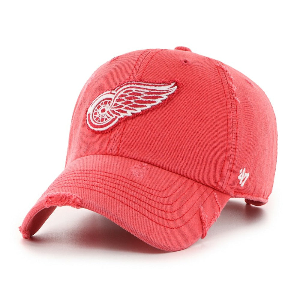 Detroit Red Wings '47 Weathered Clean Up Adjustable Hat - Red | 47 brand Clearance