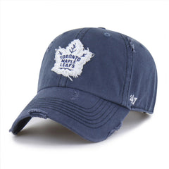 Toronto Maple Leafs '47 Weathered Clean Up Adjustable Hat - Navy | 47 brand on sale
