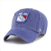 New York Rangers '47 Weathered Clean Up Adjustable Hat - Blue | 47 brand near me