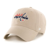 Washington Capitals '47 Logo Clean Up Adjustable Hat - Khaki | 47 brand Clearance