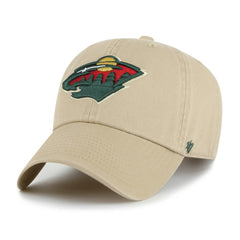 Minnesota Wild '47 Logo Clean Up Adjustable Hat - Khaki | 47 brand near me