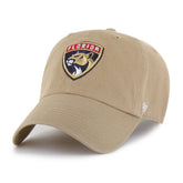 Florida Panthers '47 Logo Clean Up Adjustable Hat - Khaki | 47 brand on sale