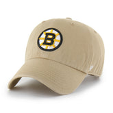 Boston Bruins '47 Logo Clean Up Adjustable Hat - Khaki | 47 brand near me