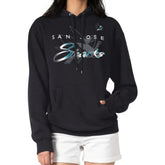 San Jose Sharks G-III 4Her by Carl Banks Shadow Logo Fleece Pullover Hoodie - Black | NHL sale