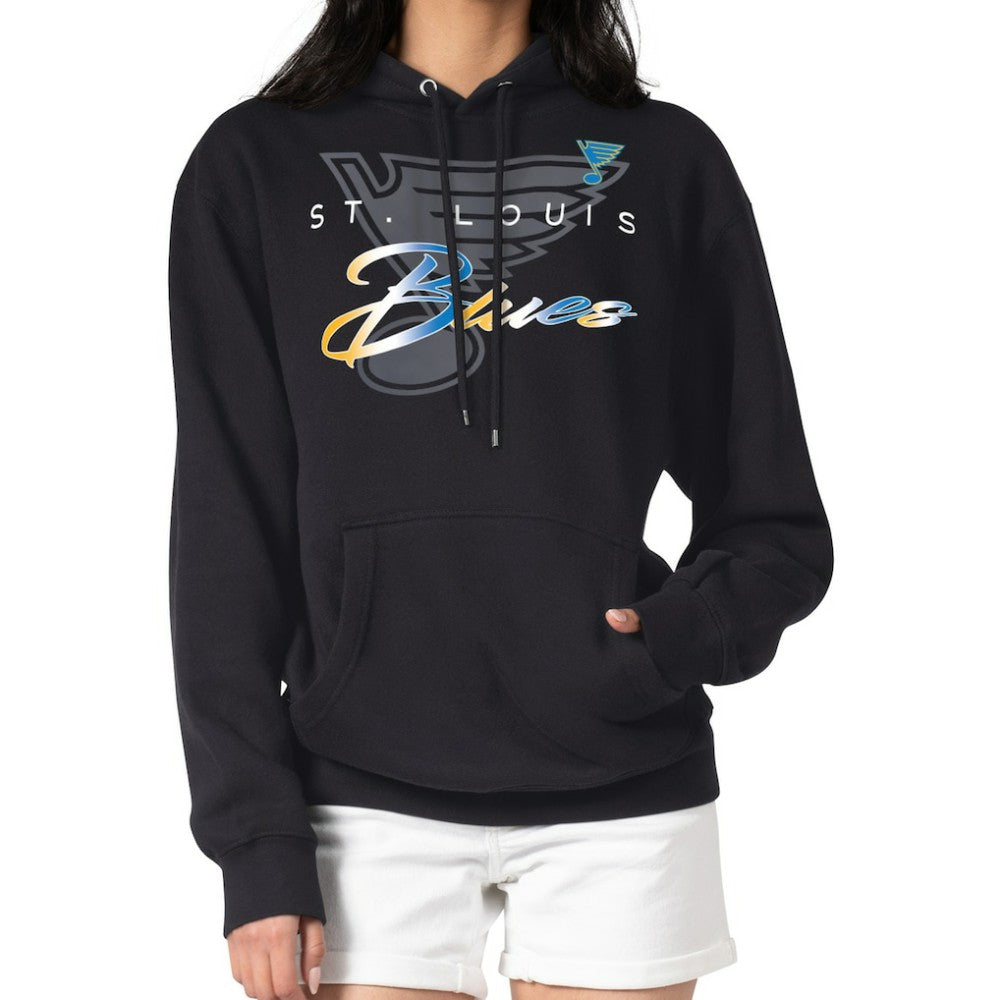 St. Louis Blues G-III 4Her by Carl Banks Shadow Logo Fleece Pullover Hoodie - Black | NHL sale