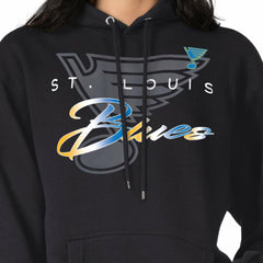 St. Louis Blues G-III 4Her by Carl Banks Shadow Logo Fleece Pullover Hoodie - Black | NHL sale