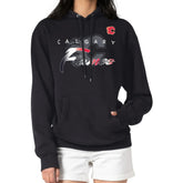 Calgary Flames G-III 4Her by Carl Banks Shadow Logo Fleece Pullover Hoodie - Black | NHL discount