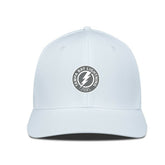 Tampa Bay Lightning Levelwear Rise Slate & Snow Structured Flex Hat - White | NHL sale