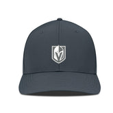 Vegas Golden Knights Levelwear Rise Slate & Snow Structured Flex Hat - Charcoal | NHL Lifestyle