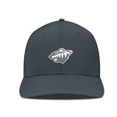 Minnesota Wild Levelwear Rise Slate & Snow Structured Flex Hat - Charcoal | NHL Lifestyle