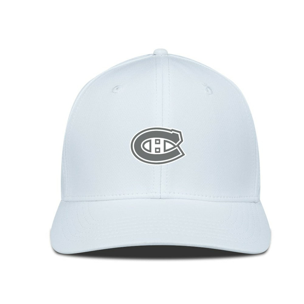 Montreal Canadiens Levelwear Rise Slate & Snow Structured Flex Hat - White | NHL on sale