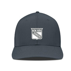 New York Rangers Levelwear Rise Slate & Snow Structured Flex Hat - Charcoal | NHL Clearance