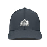 Colorado Avalanche Levelwear Rise Slate & Snow Structured Flex Hat - Charcoal | NHL Lifestyle