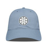 Boston Bruins Levelwear Matrix Slate & Snow Unstructured Adjustable Hat - Blue | NHL Clearance