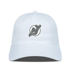 New Jersey Devils Levelwear Matrix Slate & Snow Unstructured Adjustable Hat - White | NHL online