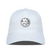 New York Islanders Levelwear Matrix Slate & Snow Unstructured Adjustable Hat - White | NHL discount