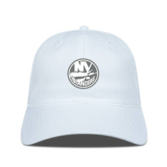 New York Islanders Levelwear Matrix Slate & Snow Unstructured Adjustable Hat - White | NHL discount