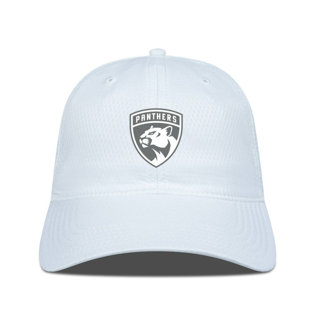 Florida Panthers Levelwear Matrix Slate & Snow Unstructured Adjustable Hat - White | NHL Clearance