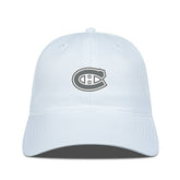 Montreal Canadiens Levelwear Matrix Slate & Snow Unstructured Adjustable Hat - White | NHL online