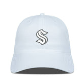 Seattle Kraken Levelwear Matrix Slate & Snow Unstructured Adjustable Hat - White | NHL discount