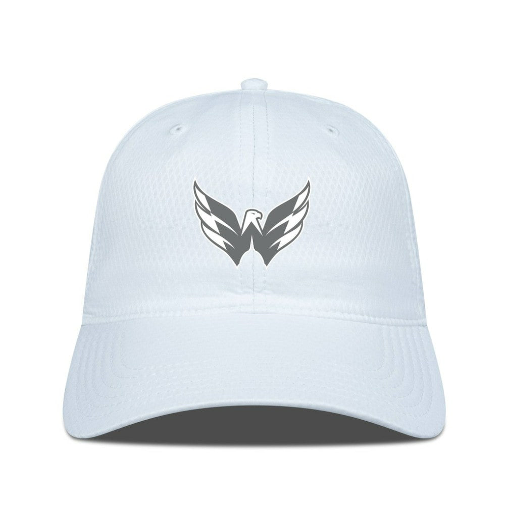 Washington Capitals Levelwear Matrix Slate & Snow Unstructured Adjustable Hat - White | NHL Clearance