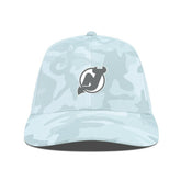 New Jersey Devils Levelwear Clash Slate & Snow Meshback Flex Hat - Camo | NHL Clearance