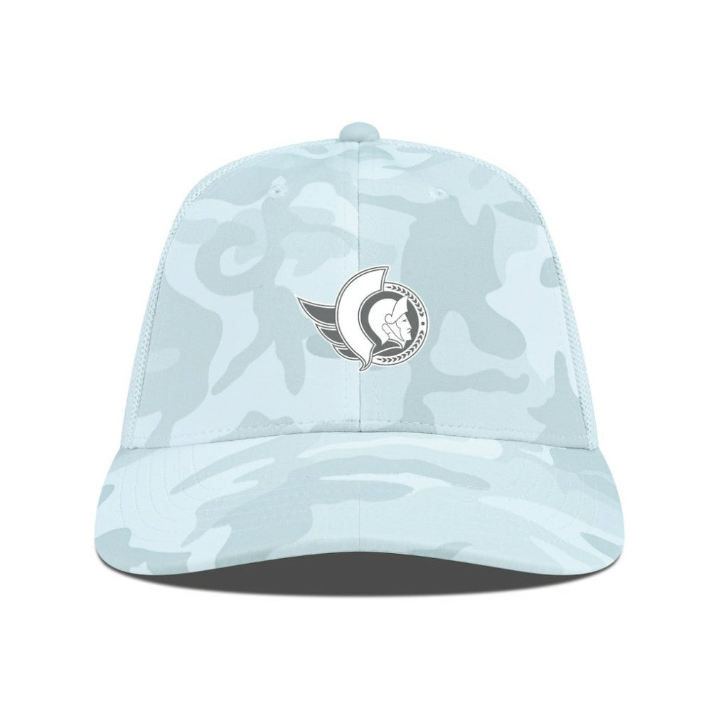 Ottawa Senators Levelwear Clash Slate & Snow Meshback Flex Hat - Camo | NHL near me