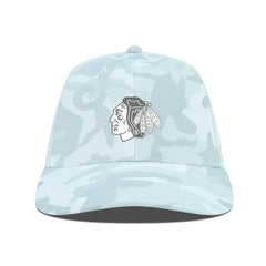 Chicago Blackhawks Levelwear Clash Slate & Snow Meshback Flex Hat - Camo | NHL near me