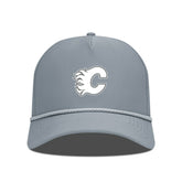 Calgary Flames Levelwear Gordon Slate & Snow Rope Adjustable Hat - Gray | NHL online