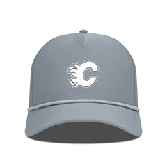 Calgary Flames Levelwear Gordon Slate & Snow Rope Adjustable Hat - Gray | NHL online
