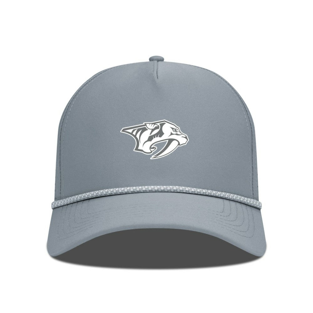 Nashville Predators Levelwear Gordon Slate & Snow Rope Adjustable Hat - Gray | NHL Lifestyle