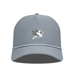 San Jose Sharks Levelwear Gordon Slate & Snow Rope Adjustable Hat - Gray | NHL on sale