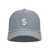 Seattle Kraken Levelwear Gordon Slate & Snow Rope Adjustable Hat - Gray | NHL on sale