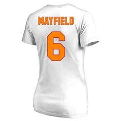 Baker Mayfield Tampa Bay Buccaneers Women's Plus Size Name & Number Scoop Neck T-Shirt - White - Fanatics