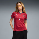 Puma - Cristiano Ronaldo Portugal National Team Women's 2026 Home Replica Jersey - Red