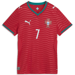 Puma - Cristiano Ronaldo Portugal National Team Women's 2026 Home Replica Jersey - Red