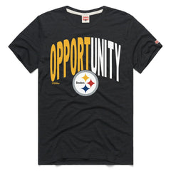 Pittsburgh Steelers Homage Unisex 2025 Inspire Change Opportunity Tri-Blend T-Shirt - Charcoal - NFL