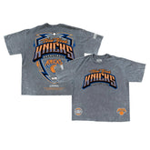 New Era New York Knicks Banner Era Collection Premium T-Shirt Gray