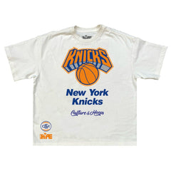 New York Knicks Team City Collection Premium T-Shirt Cream