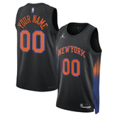 New York Knicks Jordan Brand Unisex Swingman Custom Jersey Statement Edition Black