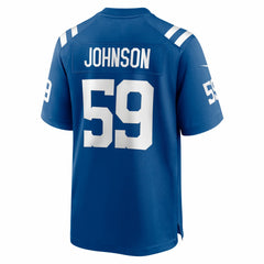 Buddy Johnson Indianapolis Colts Team Game Jersey - Royal - Nike